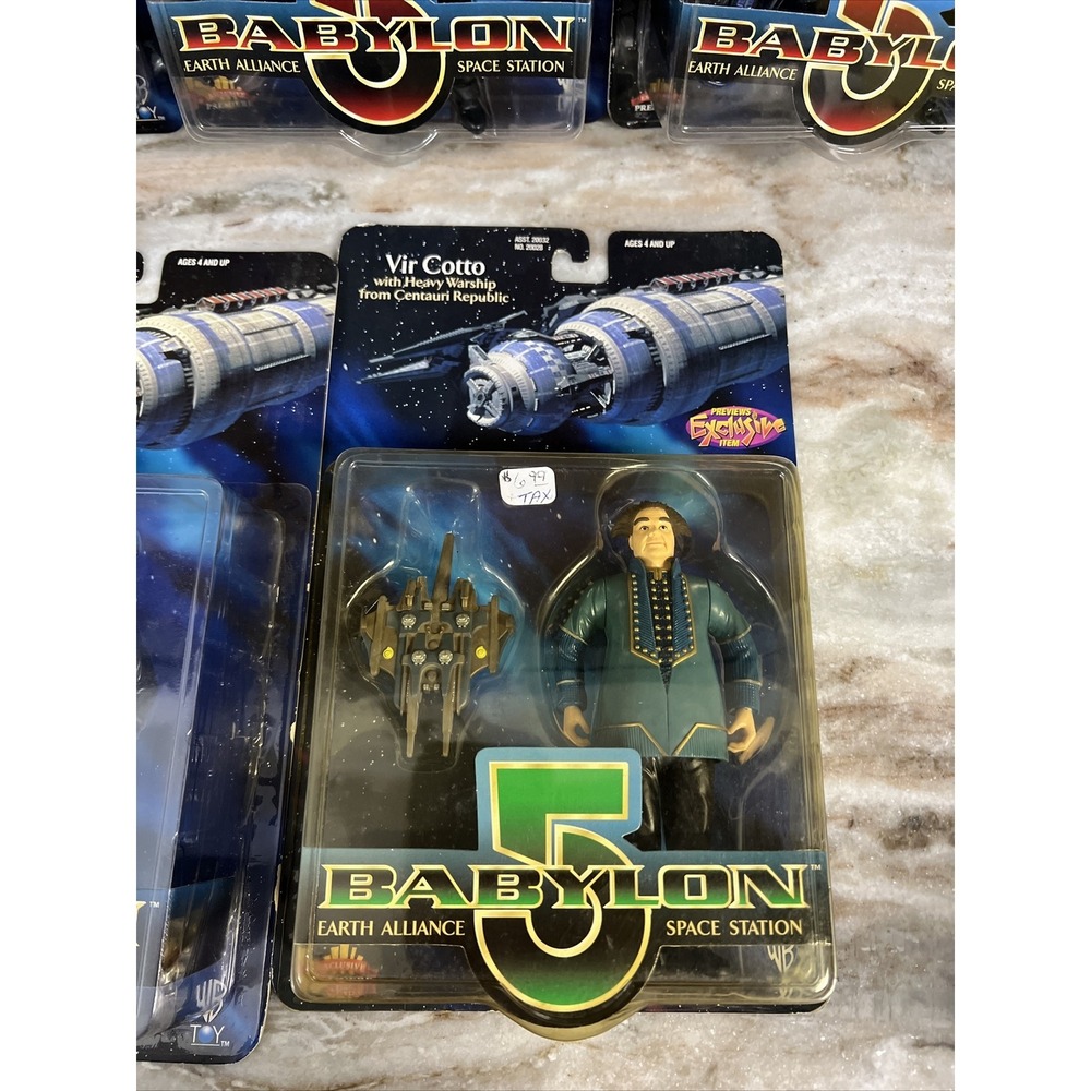 Lot of 7 Sealed Babylon 5 1997 Exclusive Premiere Action Figures- New In Box! - Picture 5 of 10